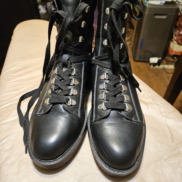 Bleecker & Bond combat boots, women's size 10 - Picture 5 of 10